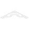 Ekena Millwork Pitch Northwest Architectural Grade PVC Gable Pediment, 60"W x 15"H x 1"P (6/12) GPP060X015X100NOR - alternate 3